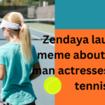 Zendaya laughs at meme about spider-man actresses playing tennis